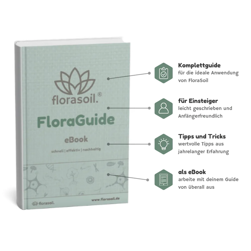 FloraGuide eBook Cover – Der Ratgeber für Living Soil Anbau