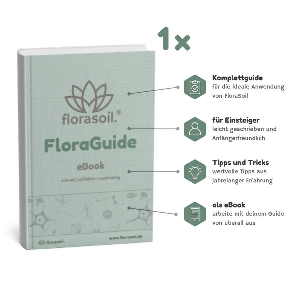 FloraGuide eBook 3D-Cover mit 1x Symbol